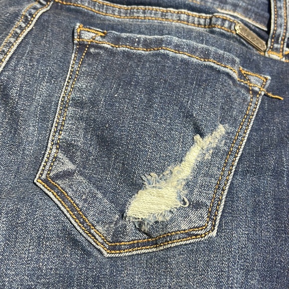 🥰🥰CanKan Dark Wash Mid Rise Distressed Jeans🥰🥰 - Picture 9 of 14